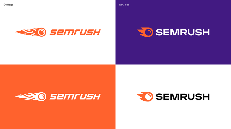 semrush old and new logo