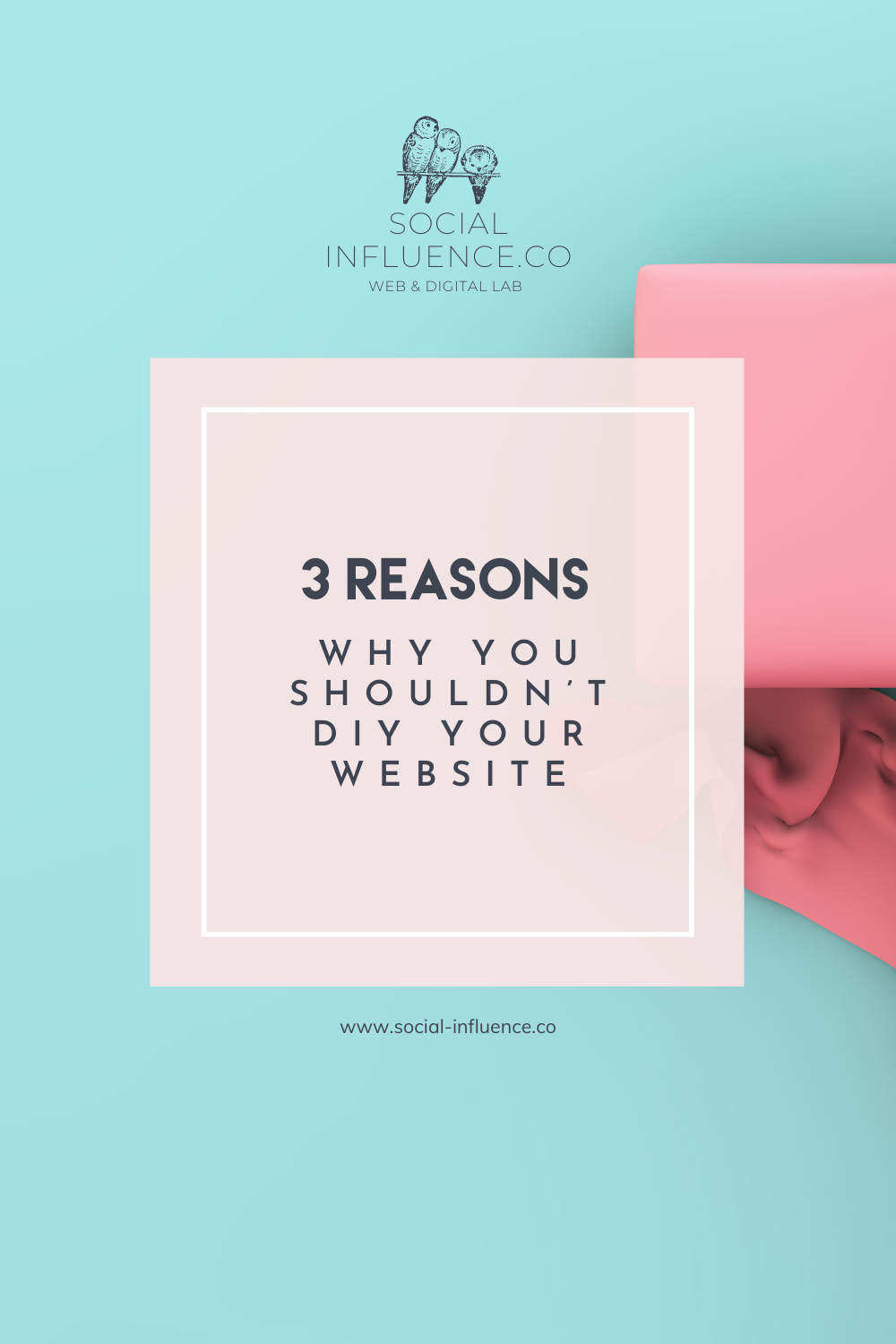 3 reasons why you shouldn't DIY your website on a pastel green background