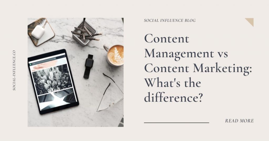What is the difference between content management and digital marketing?